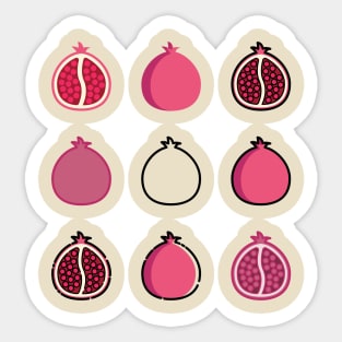 Pomegranate Sticker